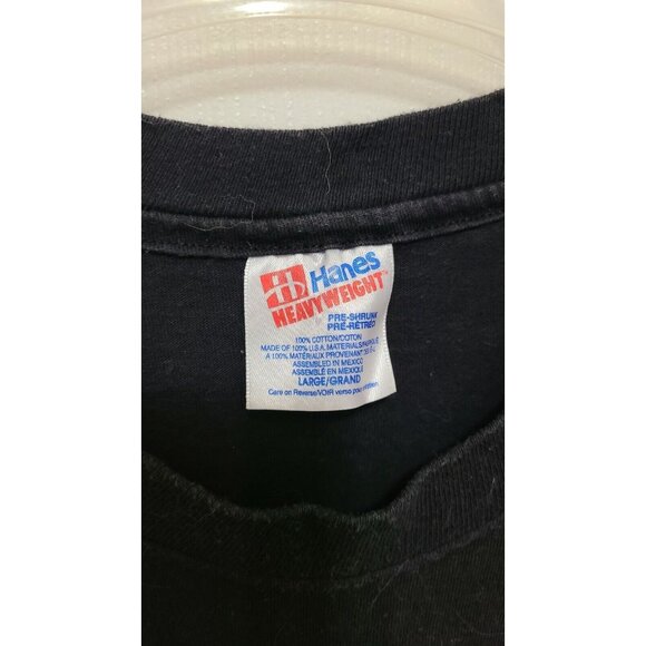 Vtg 1993 Mark Martin Nascar Short Sleeve Crew Neck T Shirt Valvoline Black Sz L - Picture 4 of 9